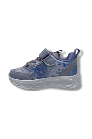 Ndrops 032-26 Anorak Rugan Yıldızlı Anatomik Kız Çocuk Sneaker 22-25 LILA
