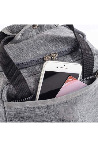 Öğle Yemeği Çantası Taşınabilir Termal Tote Öğle Yemeği Çantaları Kadınlar Erkekler Moda Piknik Soğutucu Öğle Yemeği Kutusu Yalıtımlı Seyahat Gıda Tote Çantaları 1 Siyah