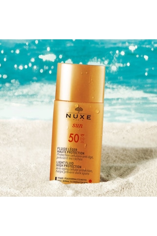 Nuxe Sun Hafif Dokulu Güneş Koruyucu Yüz Kremi Spf 50 50 ML