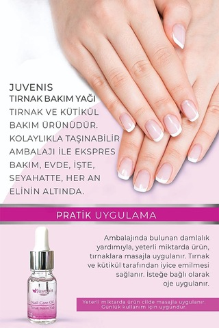 Juvenis E Vitamini İçeren Tırnak Bakım Yağı 10 ML