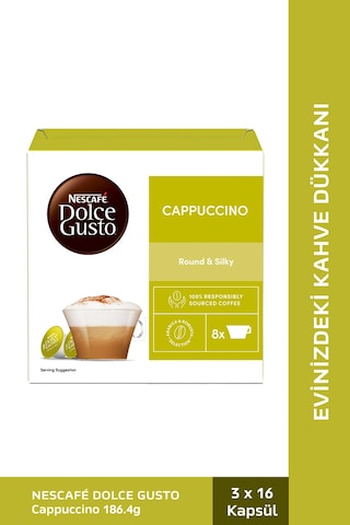 Nescafe Dolce Gusto Cappuccino Kapsül Kahve 3 x 16'lı