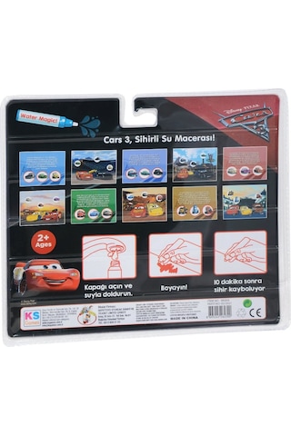 Bk004 Gepettoys. Cars Sihirli Boyama Kitabı
