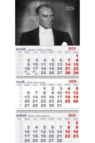 2026 Gemici Duvar Takvimi