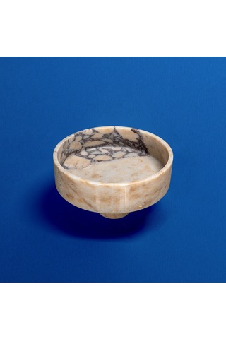 Profondo Ayaklı Mermer Kase Beyaz