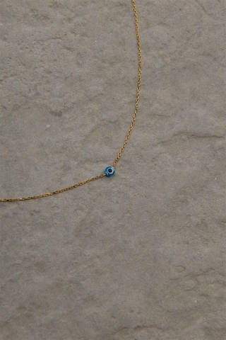 Nazar Boncuklu 925 Ayar Gümüş Bel Zinciri-1656