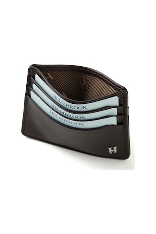 Drew Erkek Deri İnce Tasarım Kartlık Kahverengi