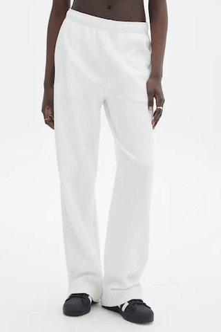 Madmext Beyaz Wide Leg Basic Eşofman Altı Mg1916-beyaz Beyaz