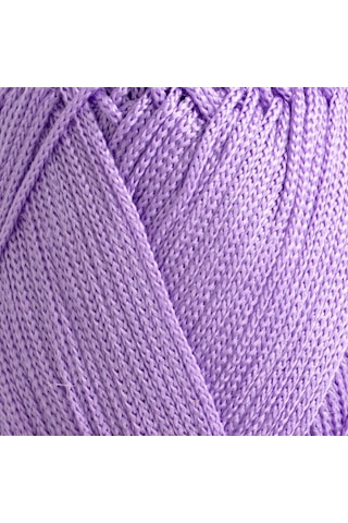 Stil Makrome 3 Mm 100 Gr 100 M Polyester Makrome Parlak Örgü Ve Çanta İpi - Lavanta Lila