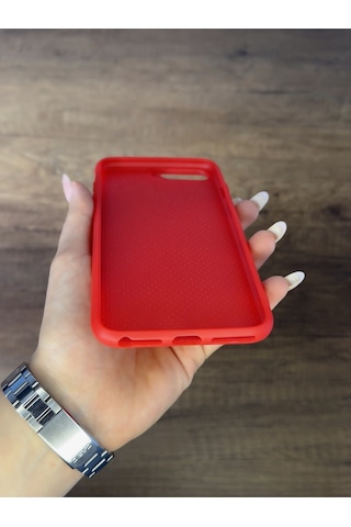 Apple Uyumlu iPhone 6/7/8 Plus Silikon Kılıf Xfab Kırmızı