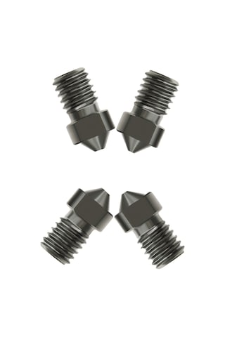 Shineyee 3d Yazıcı Aksesuarı: Aibecy V6 0.4mm磨具钢喷嘴, 4 Adet, 1.75mm Filament Uyumlu, 220 C Çalışma Sıcaklığı