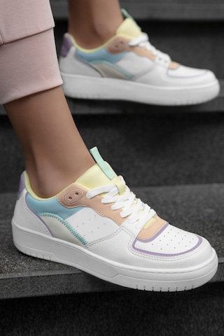 Dark Seer Ds Alley Sneaker 2025 Kadın Beyaz-sarı
