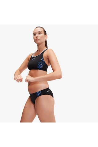 Speedo Placement 2 Piece Kadın Siyah Bikini - 8-00306016856