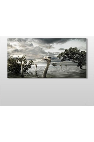 Göldeki Ördekler Kanvas Tablo