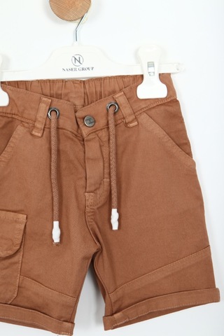 Xo Kids Erkek Çocuk Alt Üst Şort Takım 2-7 Yaş 3150 Bej