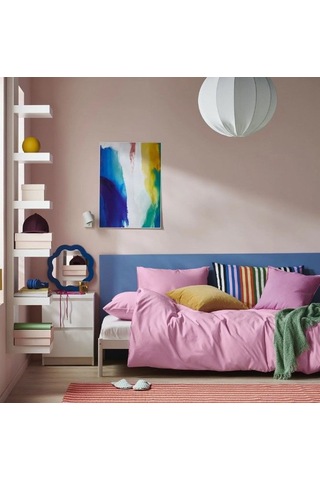 Ikea Pıltandvınge Çift Kişilik Nevresim Takımı 220 X 240 Cm Pembe