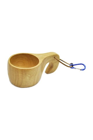 Titi 4401 Kuksa Ahşap Bardak Çok Renkli