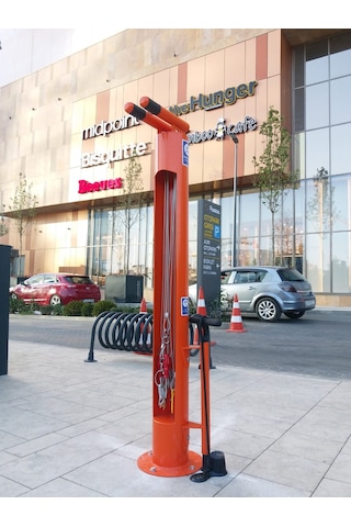 Mottopark Bisiklet Tamir Bakım Istasyonu Çok Renkli
