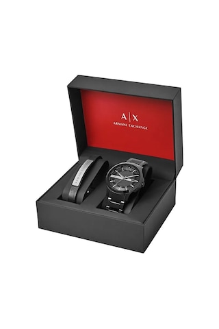 Armani Exchange Ax7101 Erkek Set Kol Saati Ve Bileklik