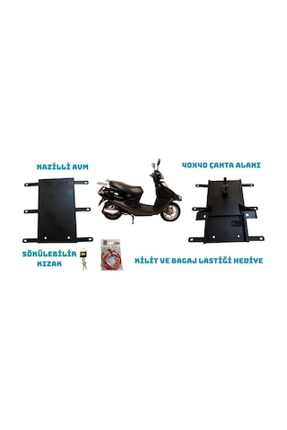 Altai Carrier 110 Ve 125 Kızaklı Kurye Paket Çanta Demiri