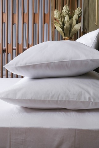 New York Serisi 2 Adet King Size Microfiber Yastık 60x80cm 1100gr Beyaz