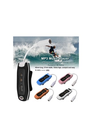 Kangvka 8gb Ipx8 Su Geçirmez Mp3 Çalar - Hi-fi Ses, Fm Radyo, Usb 2.0, Şarj Edilebilir - Spor Kulaklık Beyaz