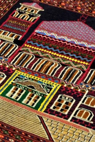 Buhara El Dokuma Yün Halı - Leh1004500160 Kırmızı