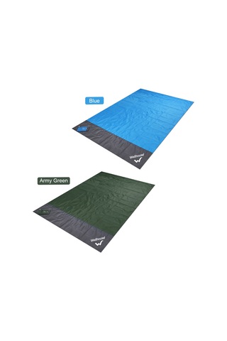 Kosona Mürekkep Ve Yırtılmaya Dayanıklı Dış Mekan Battaniyesi - Mavi, 2.0x2.1m, Çadır Tenteği/piknik/plaj Kullanıma Uygun Mavi