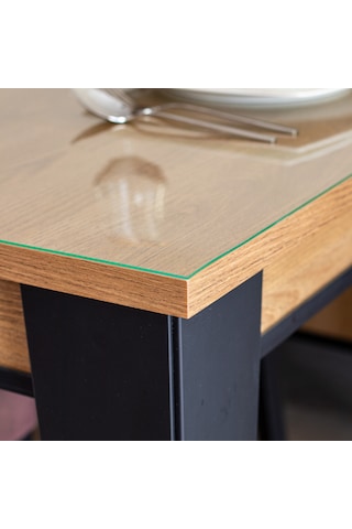 2mm Cam Görünümlü - Alman Üretimi- Şeffaf Pvc Masa Örtüsü - Fitalat İçermez- Gıda Temasına Uygun Cam-şeffaf