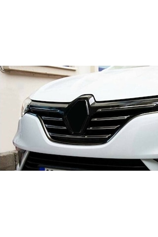 Megane 4 Krom Ön Panjur 2016 - 2019 Paslanmaz Çelik 5 Parça