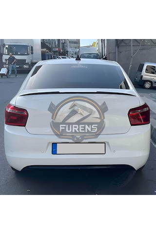 Citroen C-elysee Bagaj Üstü Spoiler Bagaj Çıtası Pianoblack 2012-2023 Arası Furens