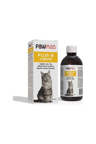 Pawmas Plus-b Liquid Kediler İçin Tüy Dökülmesini Azaltıcı Biyotin Ve Çinko Damlası 50 Ml 295-75000.01 Pawmas Plus-b Liquid Kediler İçin Tüy Dökülmesini Azaltıcı Biyotin Ve Çinko Damlası 50 Ml 295-75000.01