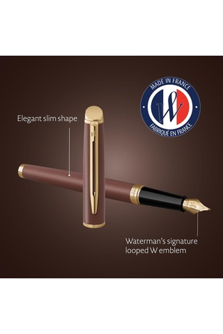 Watermanhemisphere 25 Metalik Bakır Gt Dolma Kalem Genel