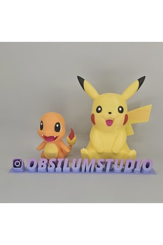 Pokemon Pikachu Charmander Seti