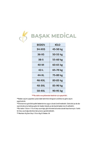 Azim Önlük Tesettür 105cm Doktor Hemşire Eczacı Lab Öğretmen Önlüğü Beyaz