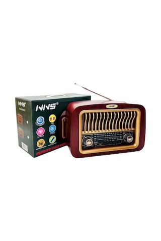 Hobibahçem Taşınabilir Klasik Am/fm/sw Transistör Retro Nostaljik Radyo Usb Şarjlı