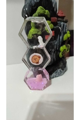 Sulu İçi Dönen Model Saat Boyut 13cm