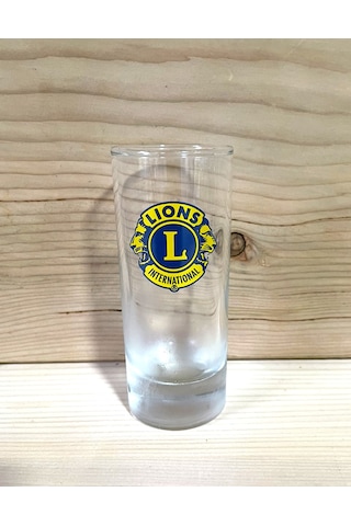 1 Adet Lions İnternational Yazılı Bardak Rakı Bardağı