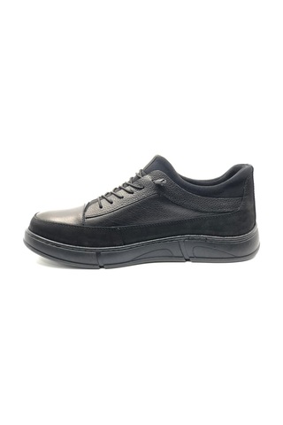 Dropland 9028 Hakiki Deri Erkek Casual Ayakkabı Siyah