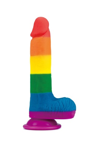 Lilitu Shop Lovetoy 19.5 CM Renkli Realistik Vantuzlu Dildo Penis