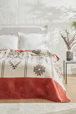 Karaca Home Raya Çift Kişilik Pamuk Battaniye Kremit 200.22.04.0212