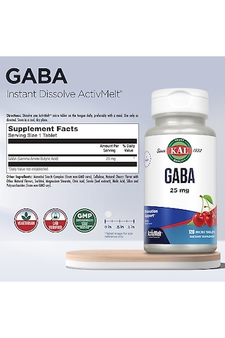 Kal Gaba 25 Mg Activmelt Instant Dissolve Tablets