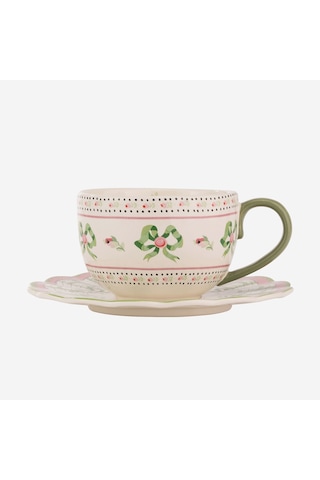 Pembe Porselen Çay Fincanı 200 Ml