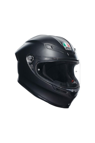 Agv K6 S MPLK Mono Mat Siyah Motosiklet Kaskı