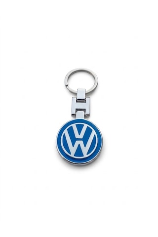 Volkswagen İle Uyumlu Metal Mavi Anahtarlık Aksesuar Polo Golf Passat Tiguan Bora Jetta Scirocco Vw Cc Taigo