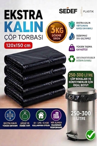 120x150 Çöp Ve Taşıma Torbası 3kg