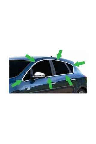 Opel Astra J Hb Cam Çerçevesi Kenar Çıtası Krom 12 Prç Full Set N11.3645