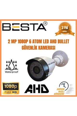 2 Mp 1080p 4 Kameralı Ahd Güvenlik Seti