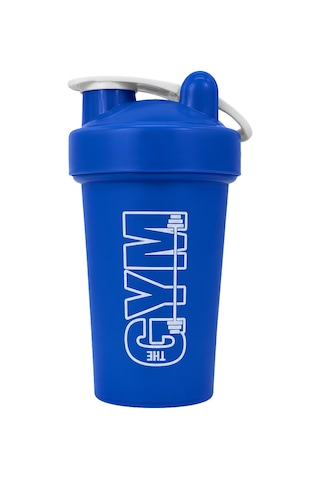 Gym Shaker 550 Ml Ölçekli Sızdırmaz Kapaklı Protein Shaker Mavi