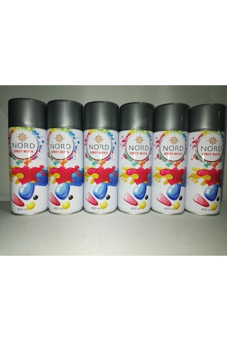 Nord Sprey Boya Ahşap Plastik Demir Metal 400 ML
