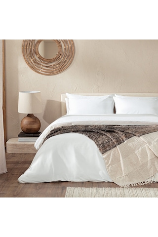 Mardılle Bambu King Size Nevresim Seti 230x220 Cm Ekru